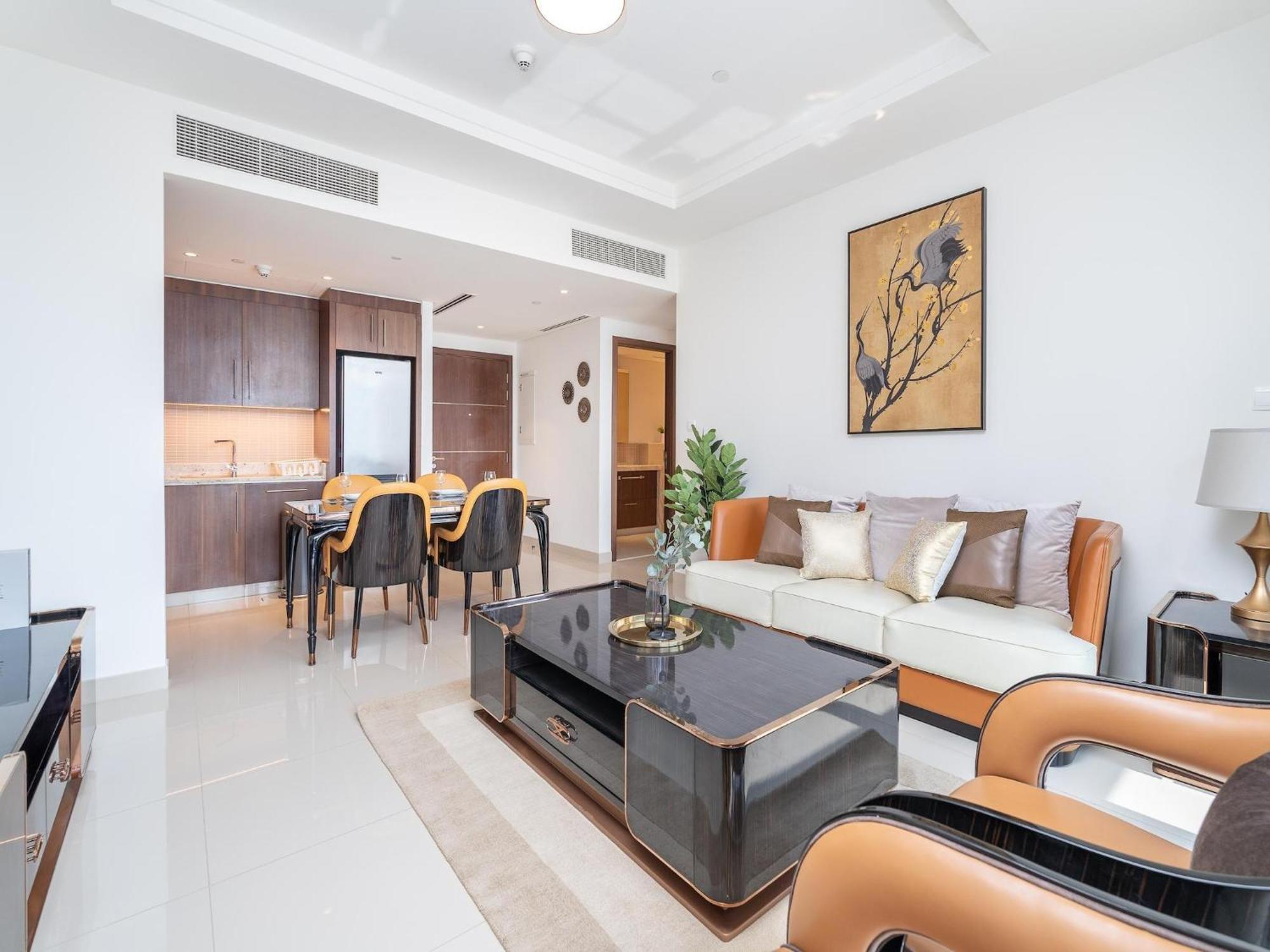 Luxurious Stylish Apartments Across Dubai Mall Burj Khalifa City Views 外观 照片