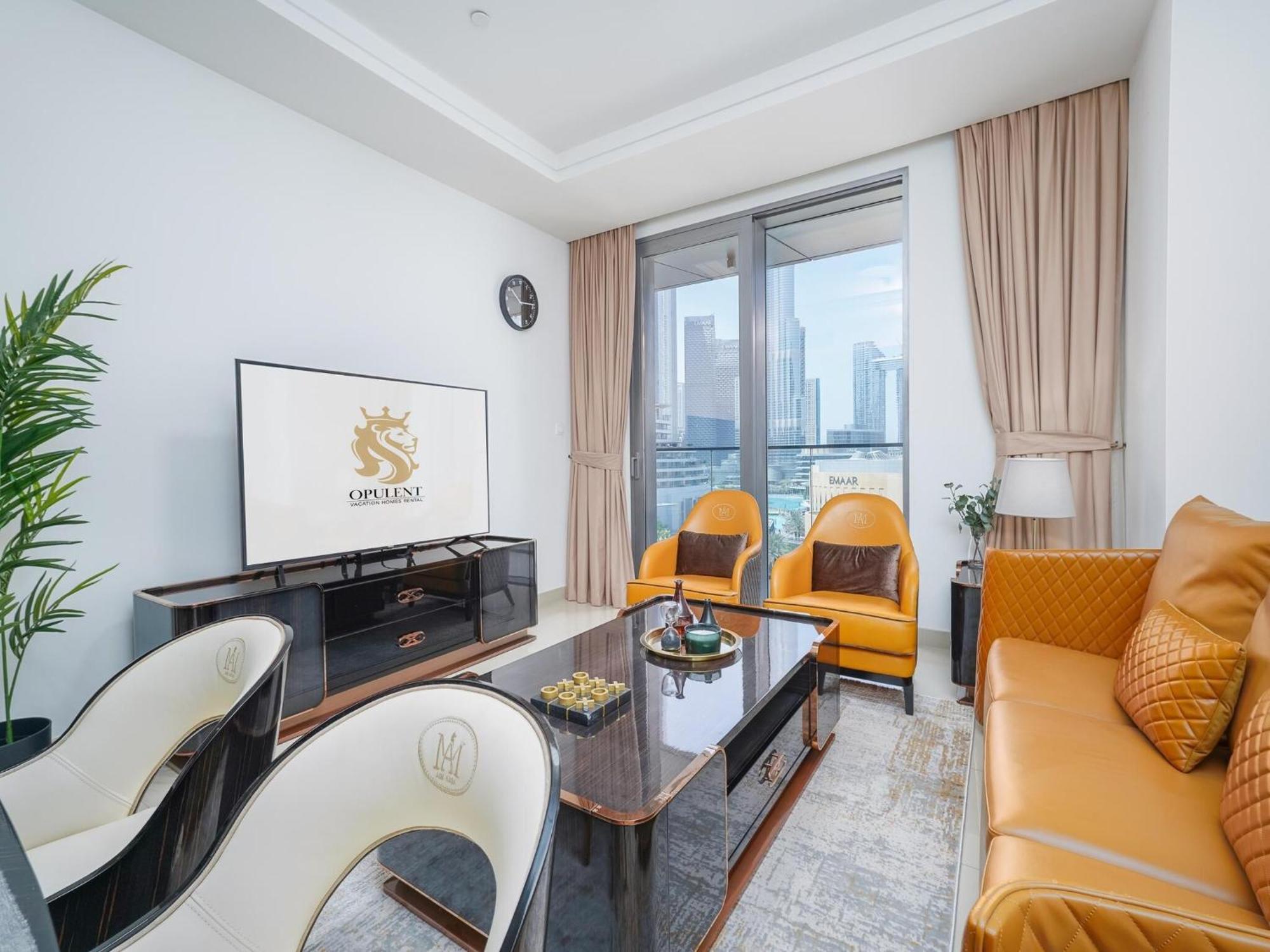 Luxurious Stylish Apartments Across Dubai Mall Burj Khalifa City Views 外观 照片