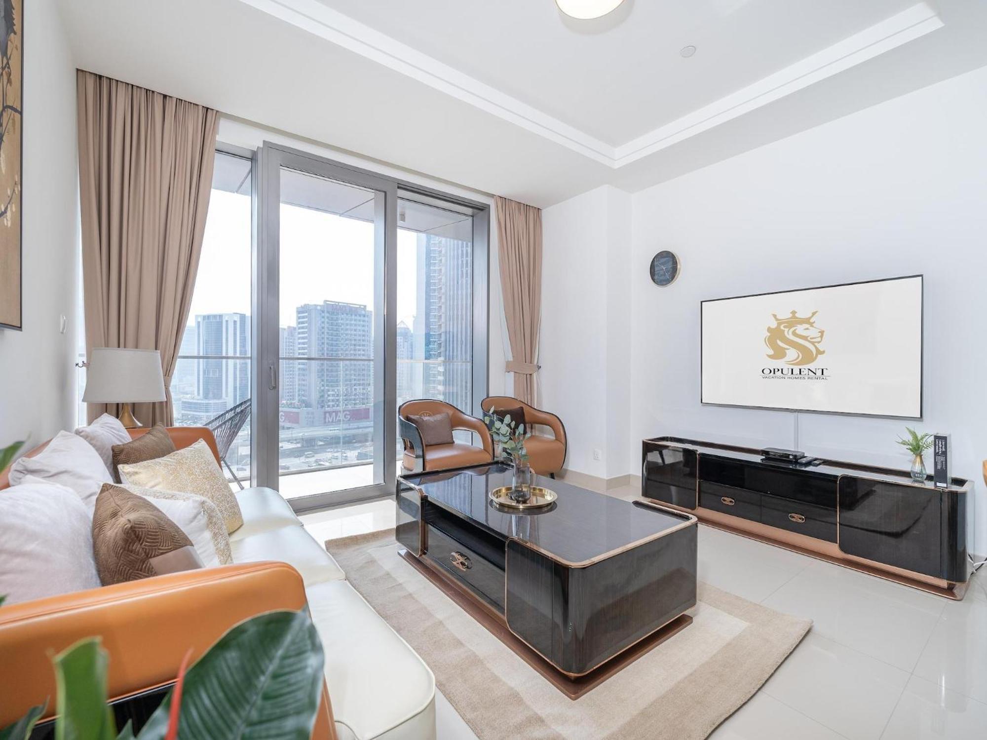 Luxurious Stylish Apartments Across Dubai Mall Burj Khalifa City Views 外观 照片