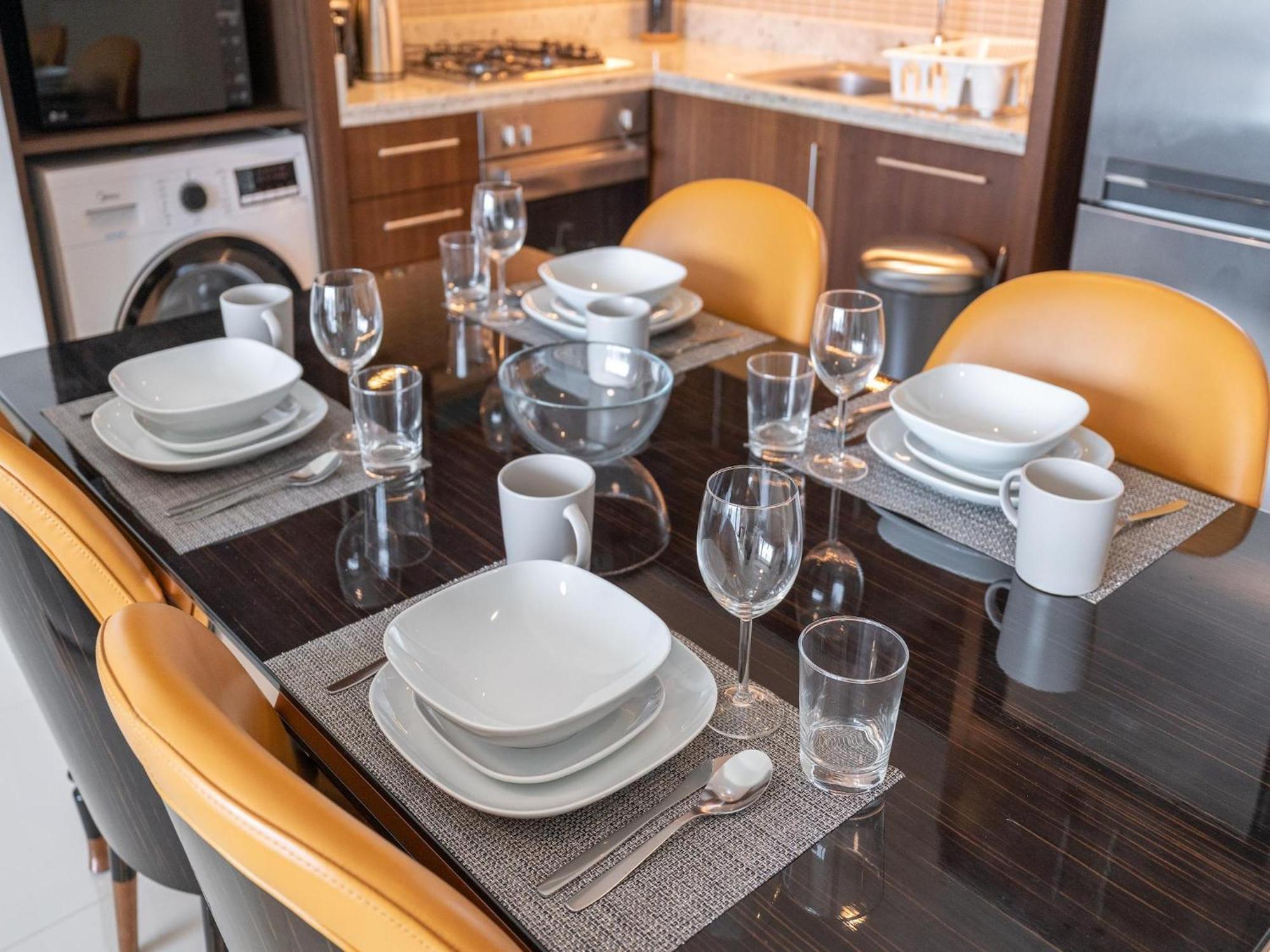 Luxurious Stylish Apartments Across Dubai Mall Burj Khalifa City Views 外观 照片