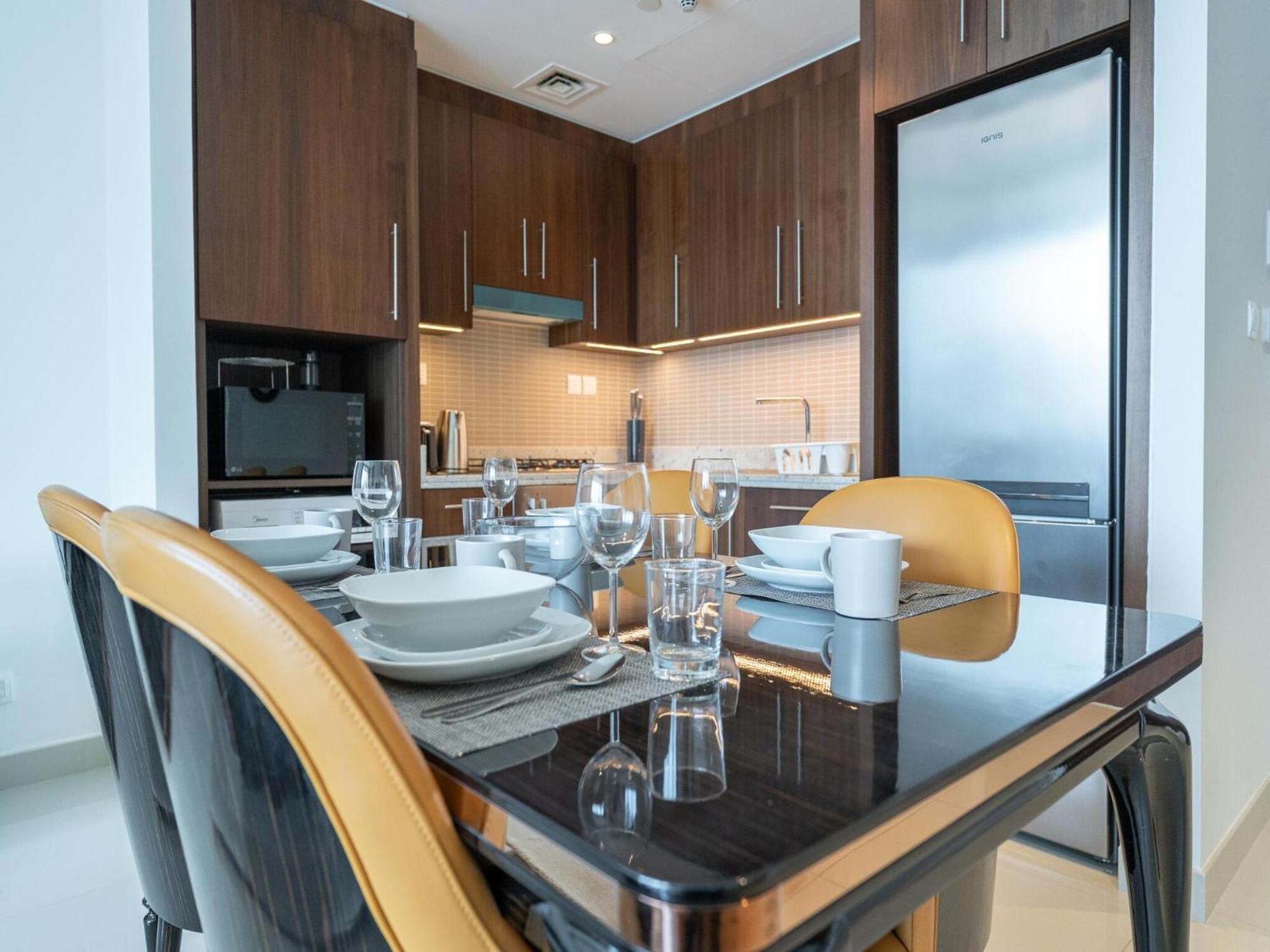 Luxurious Stylish Apartments Across Dubai Mall Burj Khalifa City Views 外观 照片