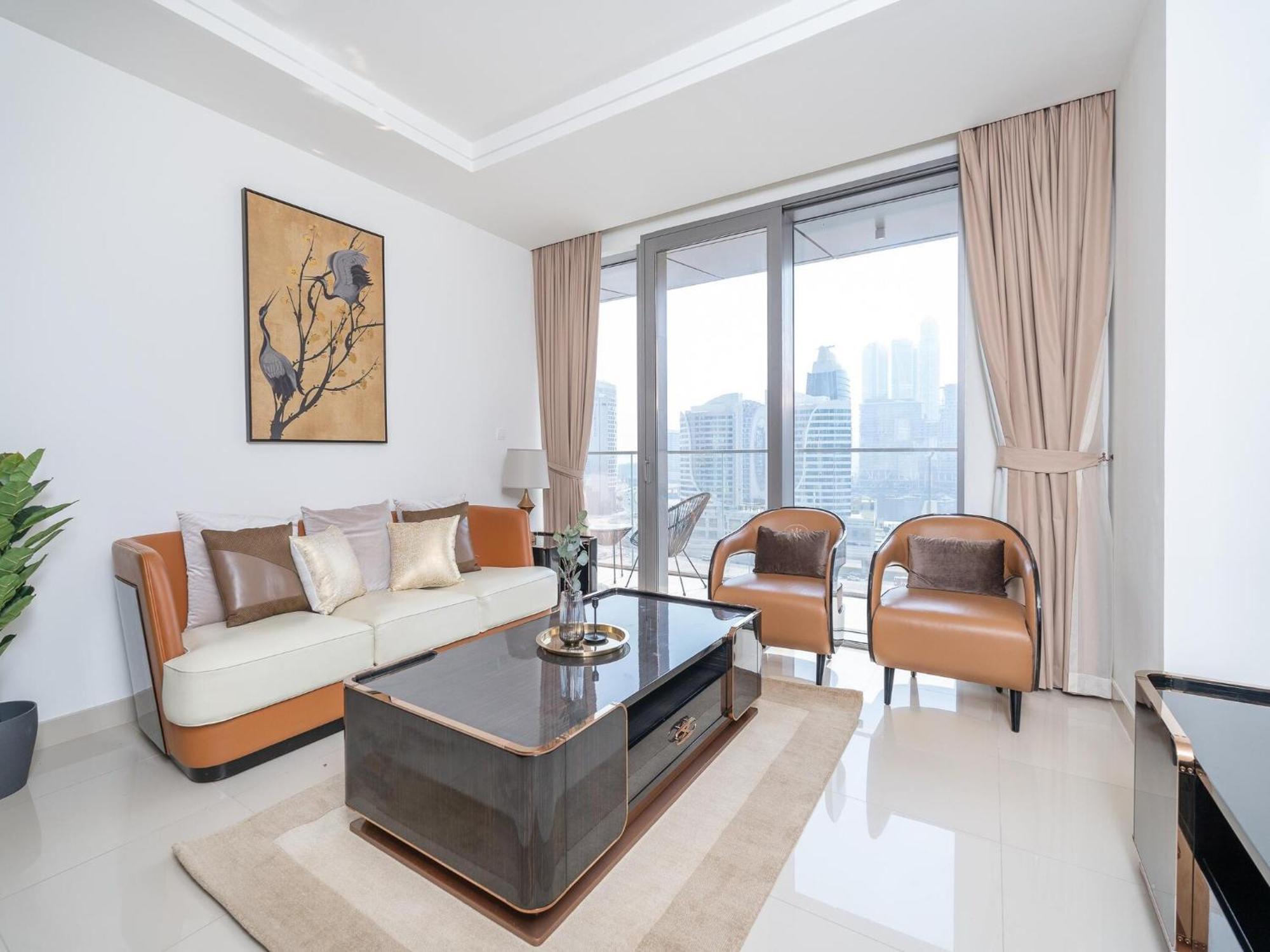 Luxurious Stylish Apartments Across Dubai Mall Burj Khalifa City Views 外观 照片